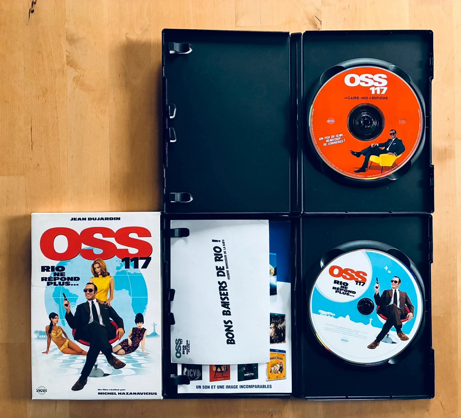 Lot 2 DVD OSS 117 Jean Dujardin: Cairo Nest of Spies and Rio No Longer Responding. – photo 2
